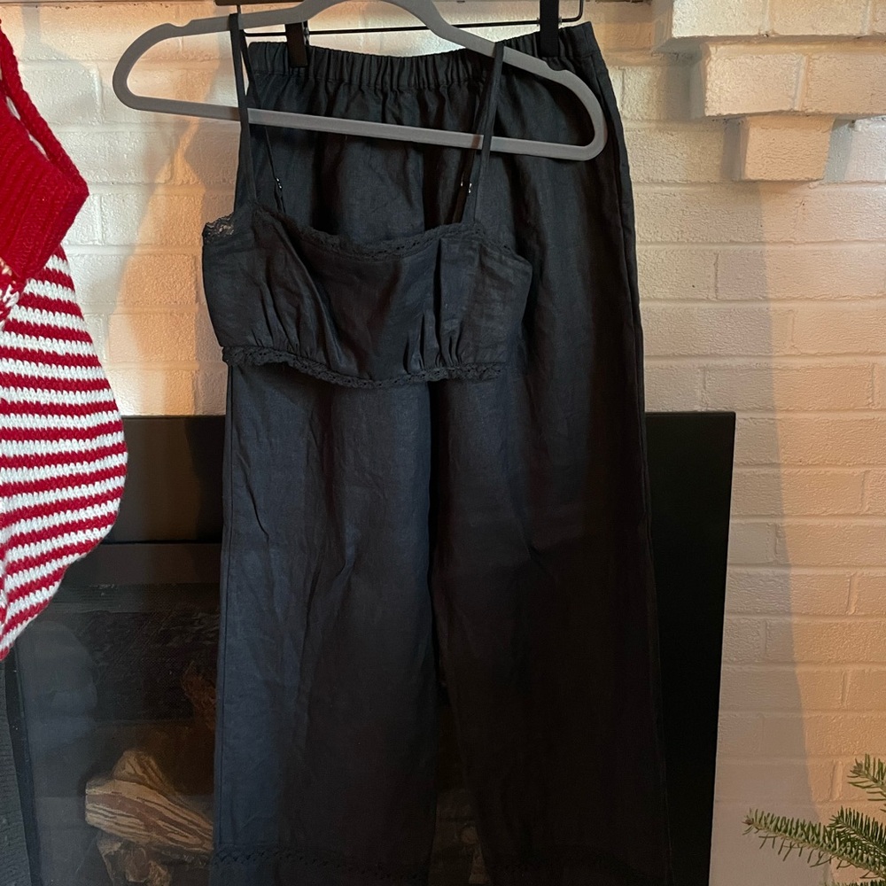 Reformation Violet Linen Set